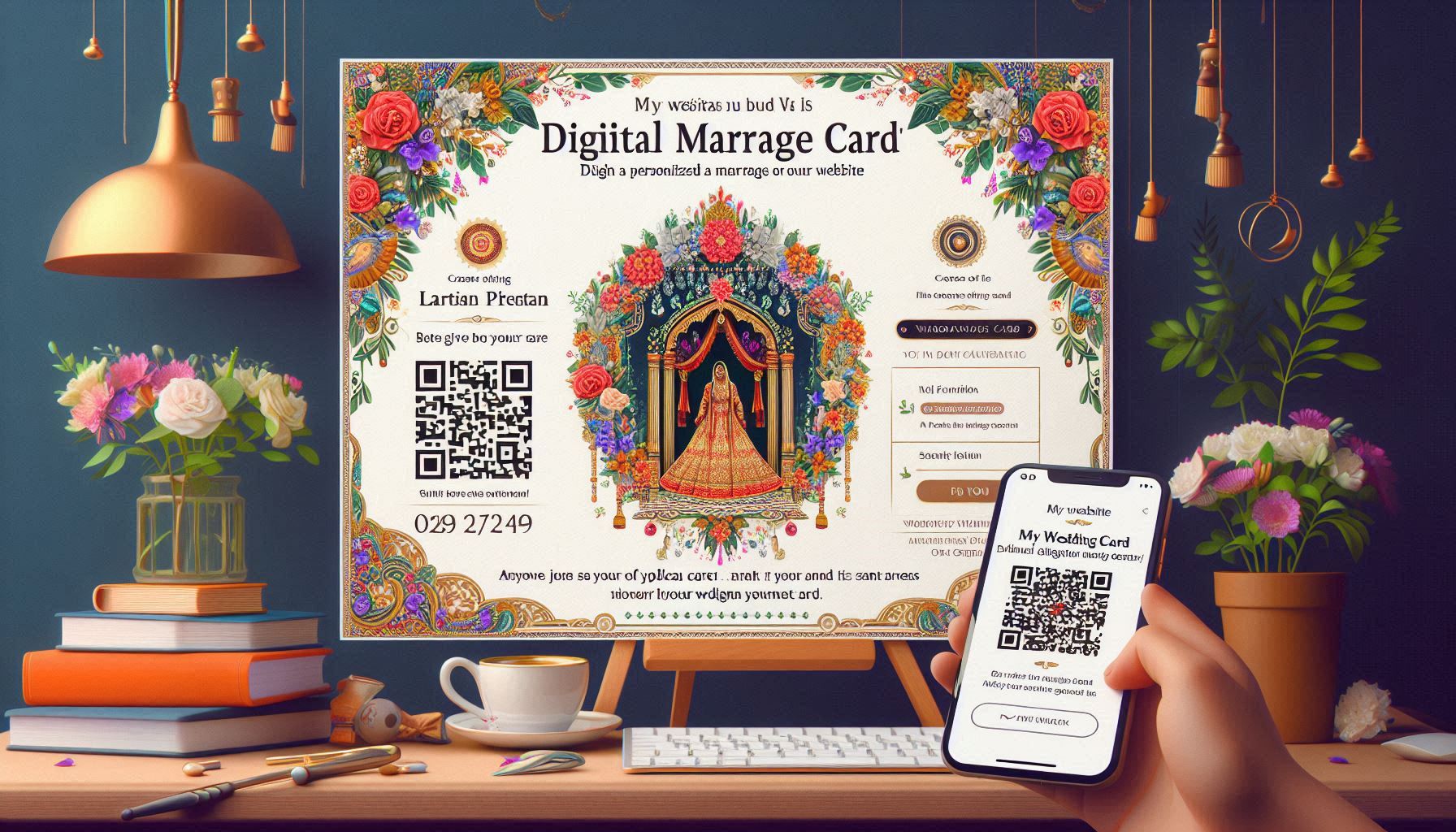 digital wedding card